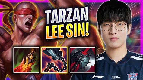 TARZAN LITERALLY GOD MODE WITH LEE SIN LNG Tarzan Plays Lee Sin