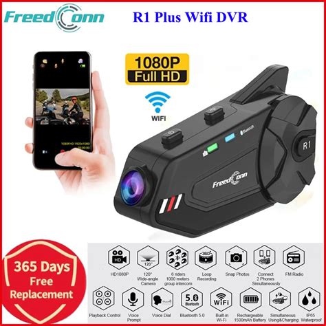 Freedconn Intercomunicador R Plus Para Casco De Motocicleta Interfono