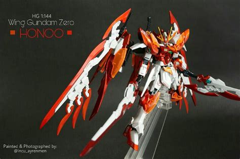 Incuayrenmens Hg 1144 Wing Gundam Zero Honoo Honoo Custom Kit