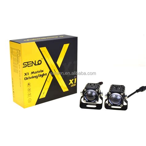 Senlo X Plus W Blue Lens Dual Color Led Headlights Motorcycle