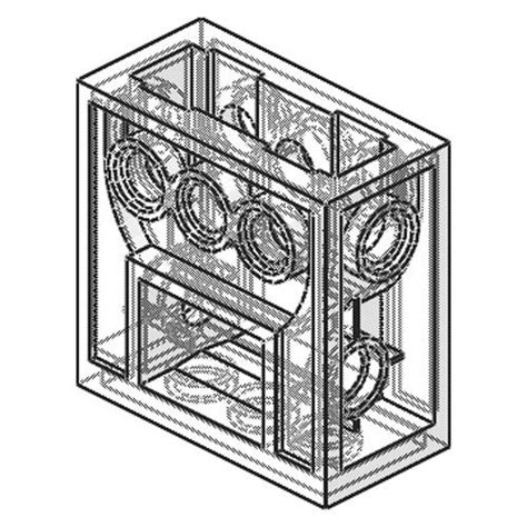 LEGO Technic COMPLETE GEARBOX ASSEMBLY 2 x 4 x 3 1/3 Trans-Clear ...