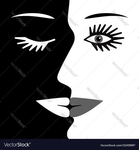 face  royalty  vector image vectorstock