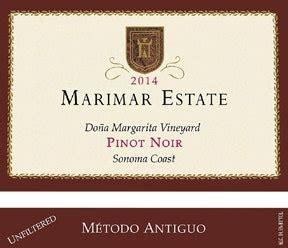 Marimar Estate 2014 Doña Margarita Vineyard Método Antiguo Unfiltered