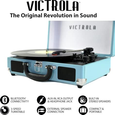 Victrola Vintage 3-Speed Bluetooth Portable Suitcase Record Player Review