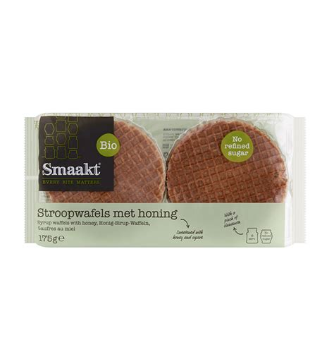 Smaakt Stroopwafels Met Honing Foodshop Bio