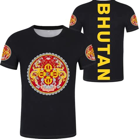 Bhutan T Shirt Free Custom Made Name Number Btn Country T Shirt Bt