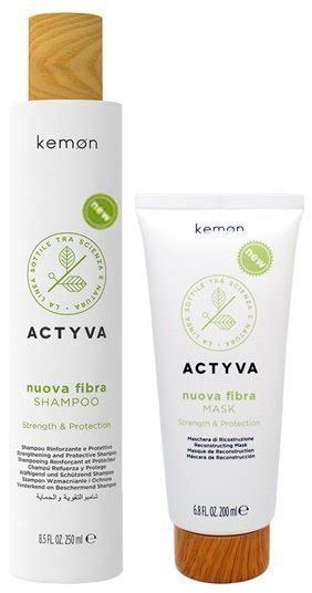 Kemon Actyva Kit Nuova Fibra Shampoo 250ml Mask 200ml Ristrutturante