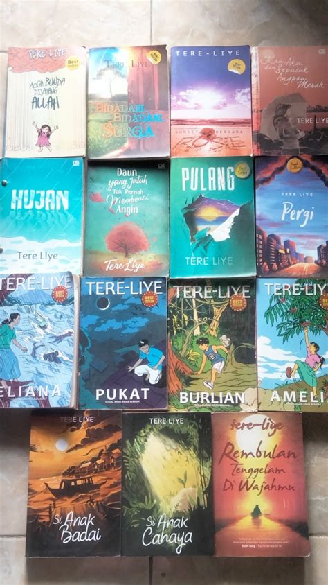 Buku Bekas Novel Karya Tere Liye Buku Alat Tulis Buku Di Carousell