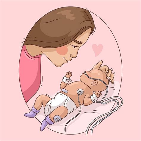 Premium Vector Hand Drawn World Prematurity Day Illustration In