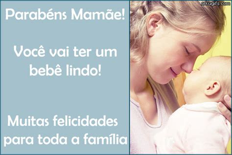 Parabéns Mamãe Você Vai Ter Um Bebê Lindo Muitas Felicidades Para