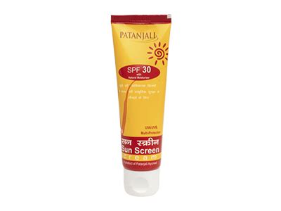 Patanjali Sun Screen Cream Gm Herbal Sun Screen Cream Herbal