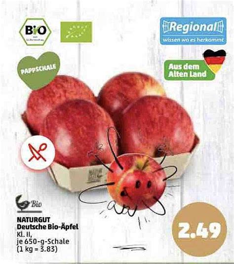 Naturgut Deutsche Bio äpfel Angebot bei Penny 1Prospekte de