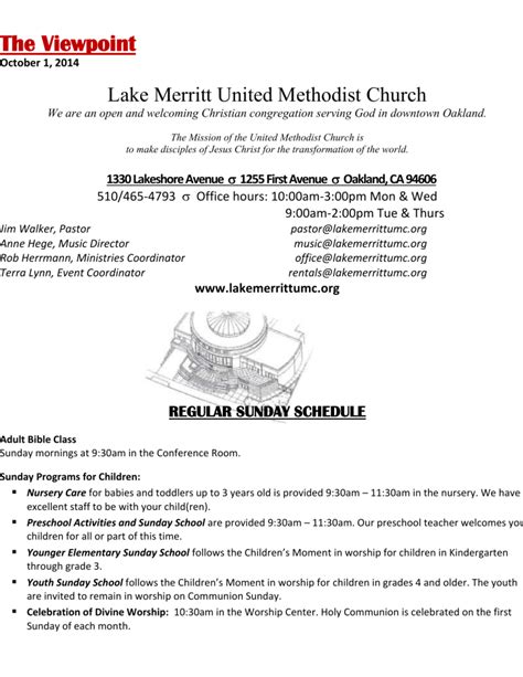 Lake Merritt United Methodist Church