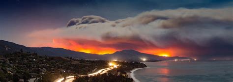 Ventura Fire panorama : r/pics