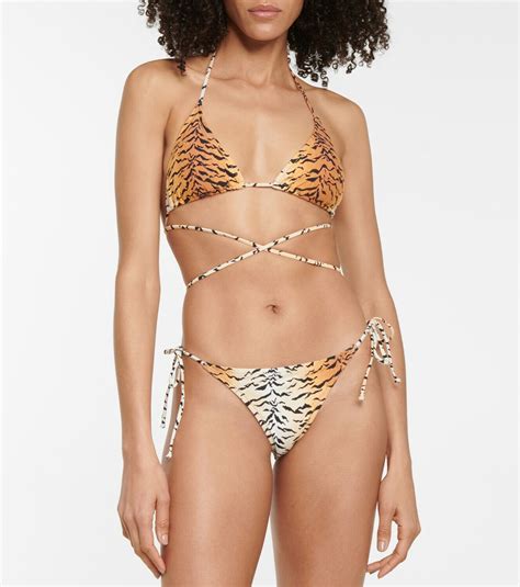 Reina Olga Miami Tiger Print Bikini Bottoms Reina Olga