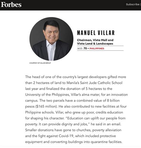 CNN Philippines On Twitter LOOK Vista Land Chairman And Former