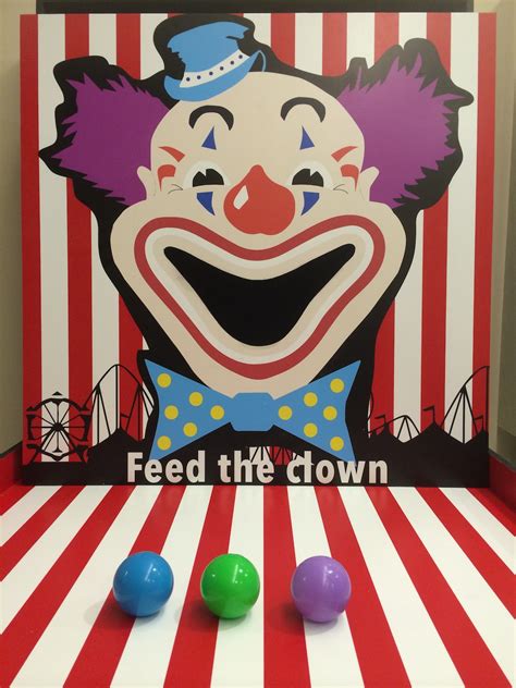 Feed The Clown Carnival Game Stall Rental Game Master