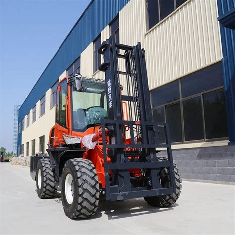 Chinese 3 5 Ton 4 Ton 5 Ton Forklift Off Road 4wd 4x4 All Rough Terrain Forklift Diesel Forklift