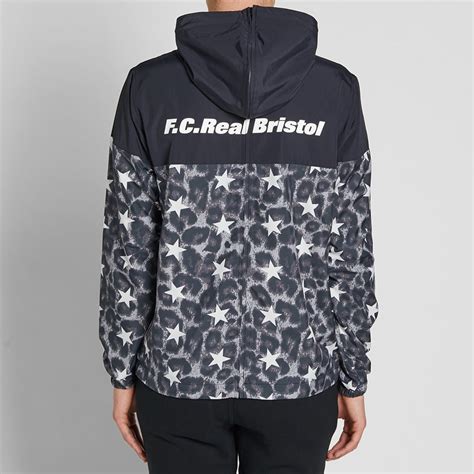 F C Real Bristol Separate Practice Jacket Black End Nz