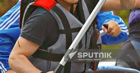 PUTIN VACATIONS RAFTING ALTAI Sputnik Mediabank