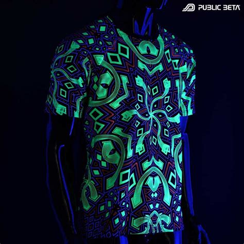 UV Active Psychedelic T Shirt Psywear