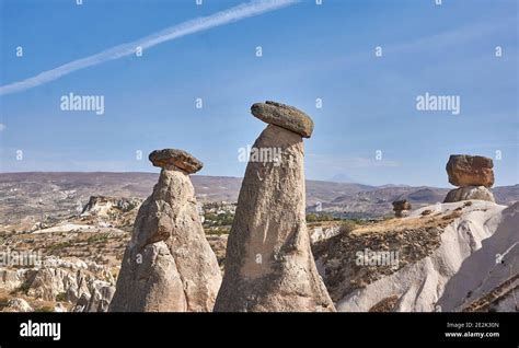 The famous fairy chimneys of Cappadocia Stock Photo - Alamy