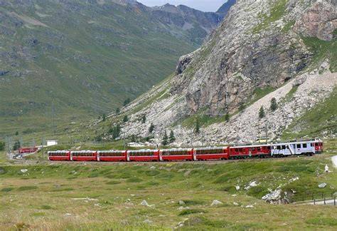 Rhb Bernina Express Von St Moritz Nach Tirano Am Kurz