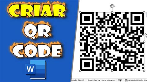 Como Criar Qr Code No Word Youtube