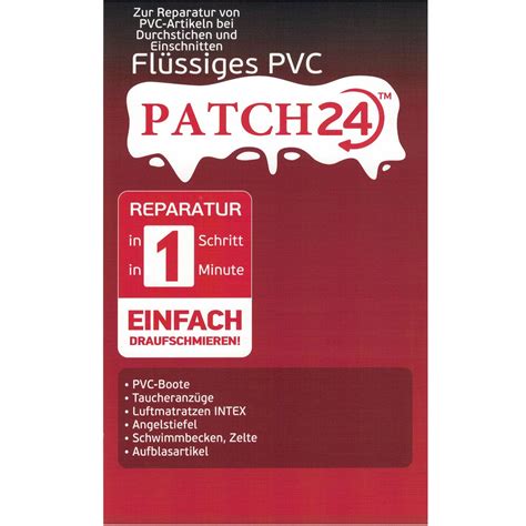 Flüssig PVC Reparatur Set zum Flicken von Schlauchbooten und PVC