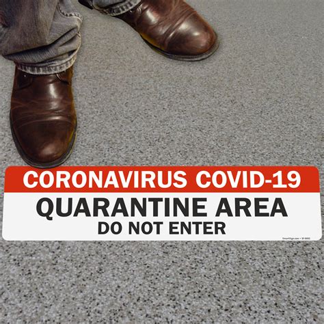 Quarantine Signs | Quarantine Area Safety Signs