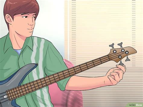 3 Ways To Play Bass WikiHow Bass Guitar Notes Bass Learning Bass