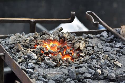 Hand Anvil Hummers All Blacksmith Tools In Forge Ready For Forging