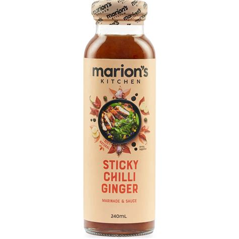 Marion S Kitchen Sticky Chilli Ginger Ml Woolworths