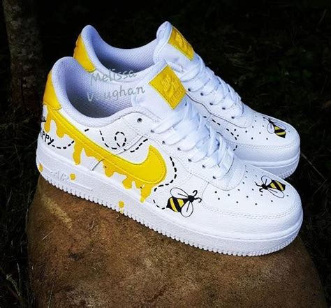 Custom Honeybee Nike Air Force 1 | Etsy | Nike shoes air force, Custom ...