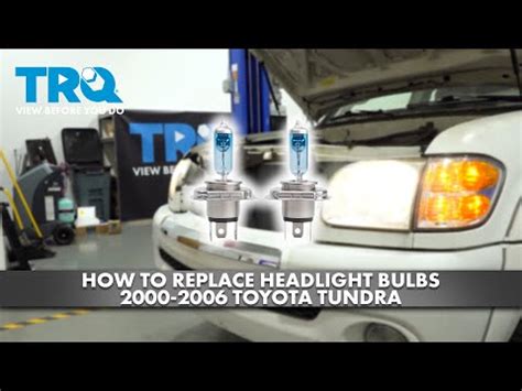 Come Sostituire La Lampadina Del Faro Anteriore Della Toyota Tundra