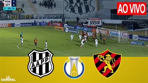 ⚫ponte Preta X Sport🔴ao Vivo Com Imagens Assista Agora Campeonato