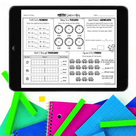 Spiral Math Review For St Nd Grade Simply Creative Teaching