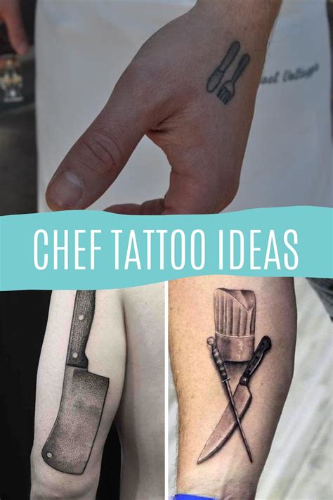 Mouth Watering Chef Tattoos Designs Tattoo Glee