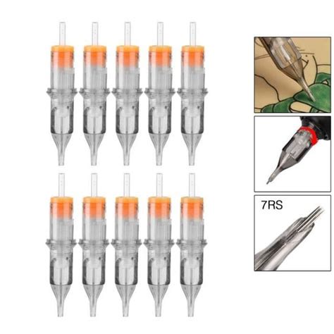 YOS 7358960823126 Aiguille de tatouage 10 pièces jetables série RS