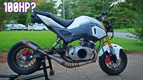 Watch This Guy Swap A Cc Two Stroke Motor Into His Honda Grom