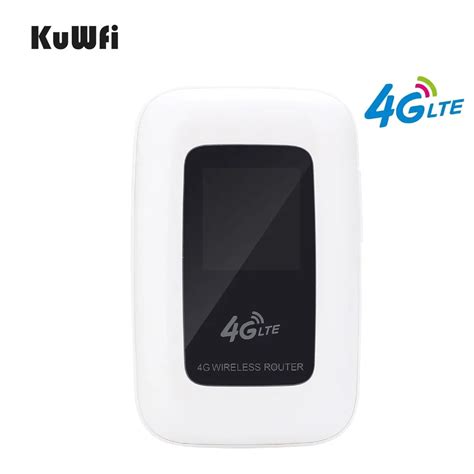 KuWfi 4G LTE Wifi Router Portable 150Mbps WIFI Mobile Hotspot 4G Travel