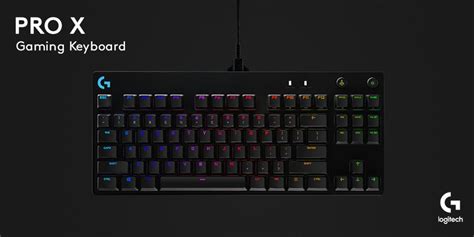 Logitech G PRO X Gaming Tastatur Mit Austauschbaren Switches