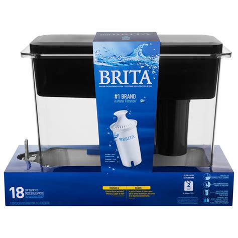 Brita Extra Large 18 Cup Filtered Water Dispenser With 1 Standard