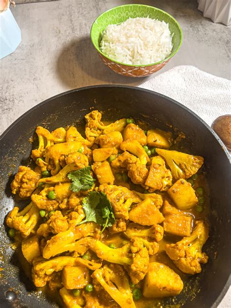 Nepali Aloo Cauliflower Curry Potato Cauli Tarkari