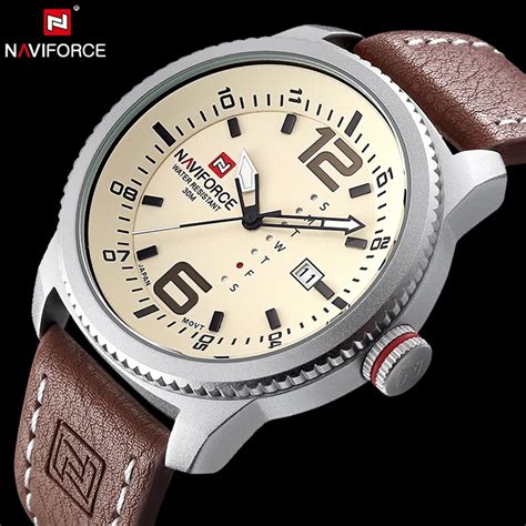 Naviforce Original Luxury Brand Date Quartz Watch Men Casual Military