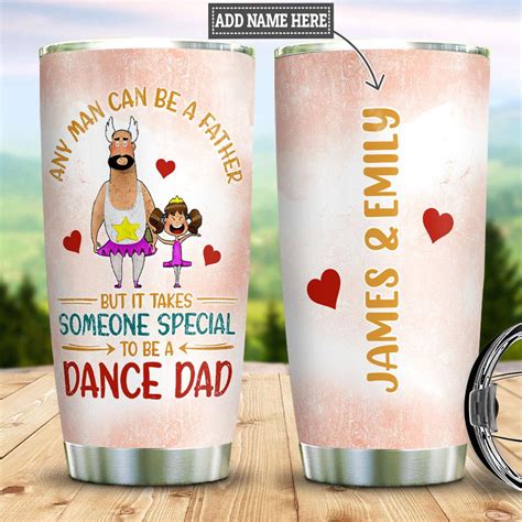 Daddy And Daughter Dance Partners Personalized Tumbler Teeuni