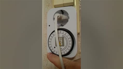 Розетка с таймером механическая. - YouTube