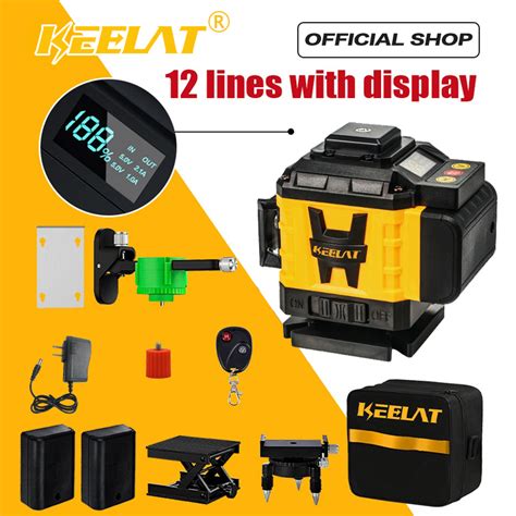 Keelat Kll D Line Laser Level Battery Tripod Self Leveling