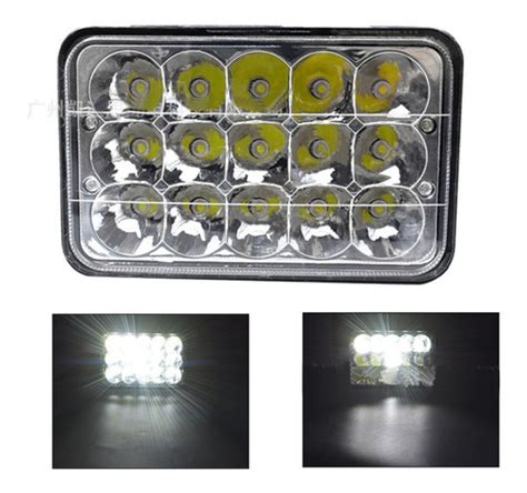 Par Faros Led X Rectangular Unidad Sin Base Env O Gratis