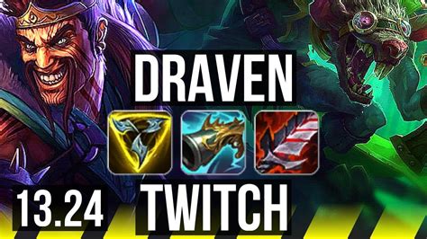 DRAVEN Nautilus Vs TWITCH Renata Glasc ADC Rank 1 Draven 700